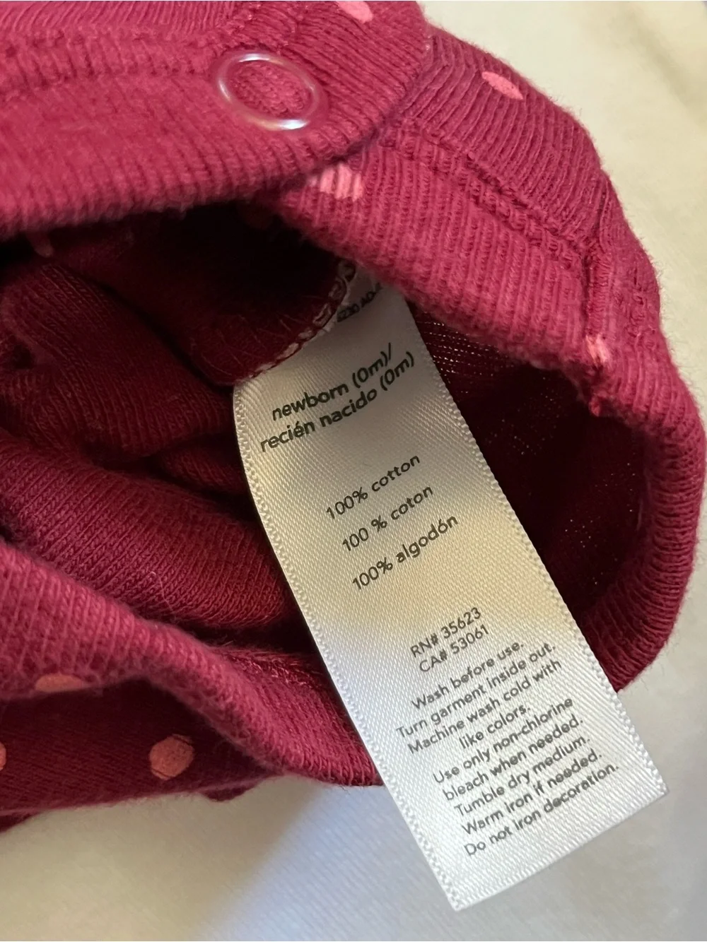 N/A cotton kids
